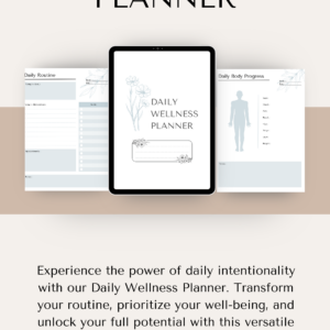 Daily Wellness Planner