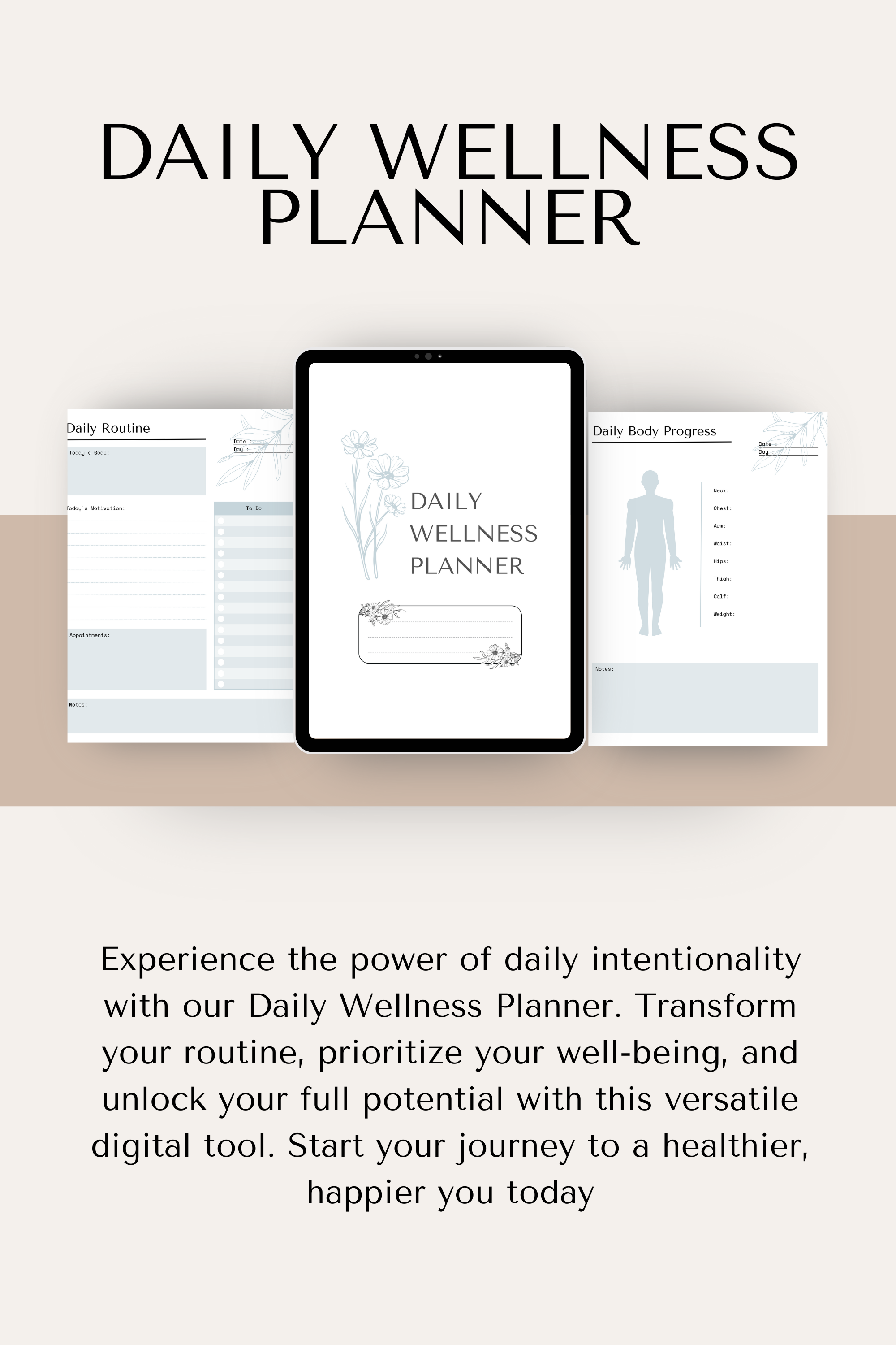 Daily Wellness Planner